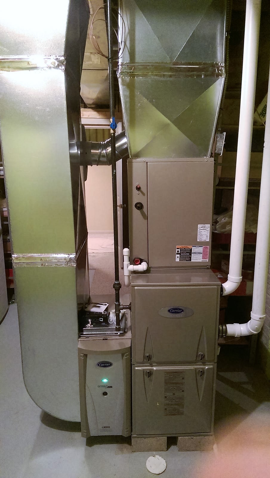 How to Measure and Make Transitions between New Furnace and Old Plenum